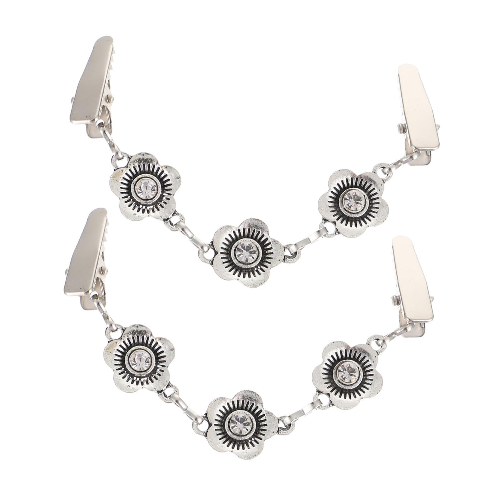 Clip cardigans floraux rétro pour fixer élégamment vos châles et pulls