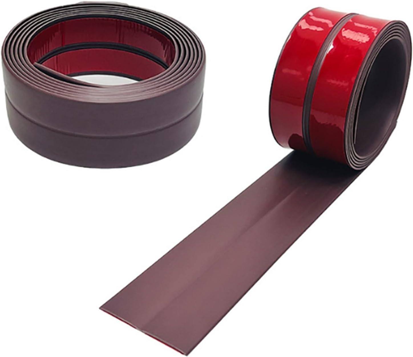 PVC Quadrant Trim,Corner Edging Strip,6Meters 20/40/60mm Protector Peel and Stick Molding Flexible Inside & Outside Edge Guard Self(Yellow Wood Grain,60mm)