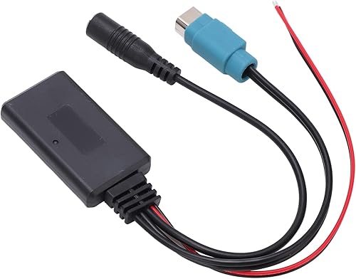 Miniatura 8 de Aramox Módulo AUX en Bluetooth, adaptador de cable Bluetooth AUX in estéreo de velocidad completa con micrófono extraíble de repuesto para 2009 en
