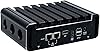 Partaker Powerful Mini PC, Fanless Industrial PC, Intel Core i3 8130U Dual Core CPU, 16GB RAM, 256GB SSD, 2xNICs, 4x USB 3.0, 2xUSB 2.0, 2xCOM RS232, HD Port, DP Port, Aluminum Case, Windows 10 Pro