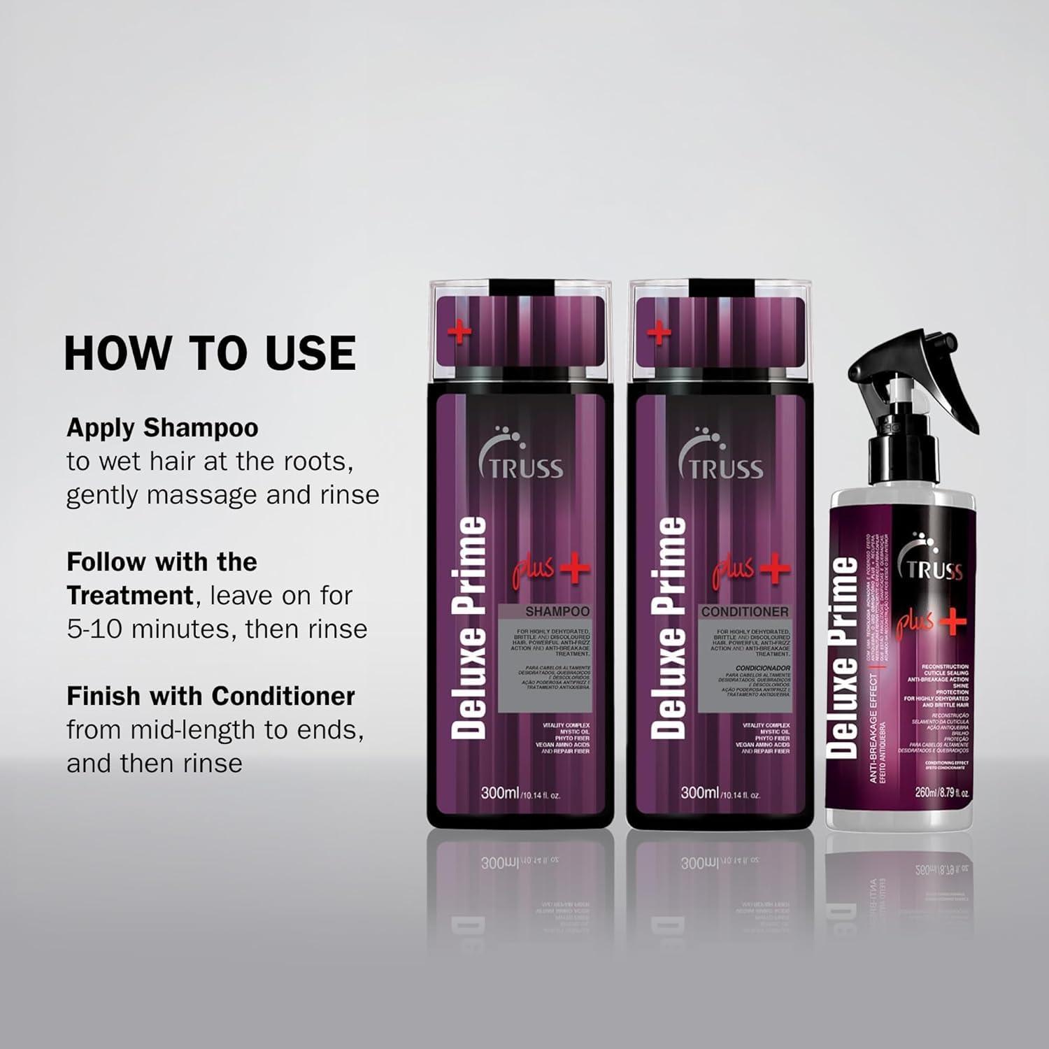 TRUSS Deluxe Prime Plus Anti-Breakage Hair Repair Treatment, 8.79 oz