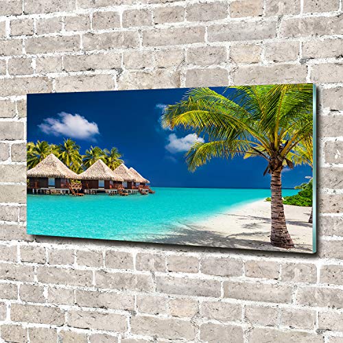 Tableau plexiglas 140x70 cm anti-reflet et incassable Maldives - 3