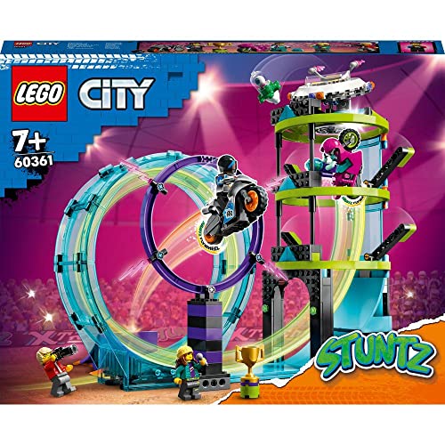 Image of Lego City Ultimate Stunt Riders Challenge 60361 Building Toy Set (385 Pieces)