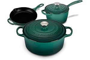 Signature Enameled Cast Iron French Oven & Saucepan Set: A Kitchen Masterpiece