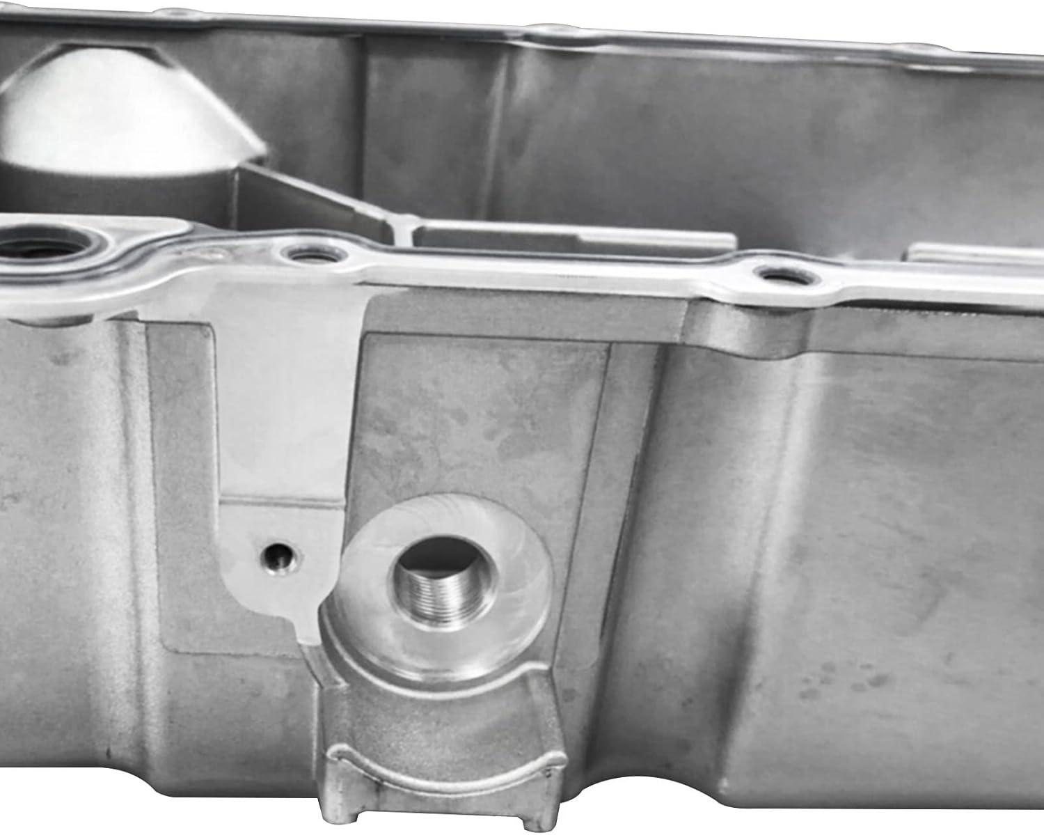 A-Premium Engine Oil Pan Sump with Drain Plug & Gasket Compatible with Chevrolet Corvette 2005-2013, 6.0L 6.2L, Naturally Aspirated