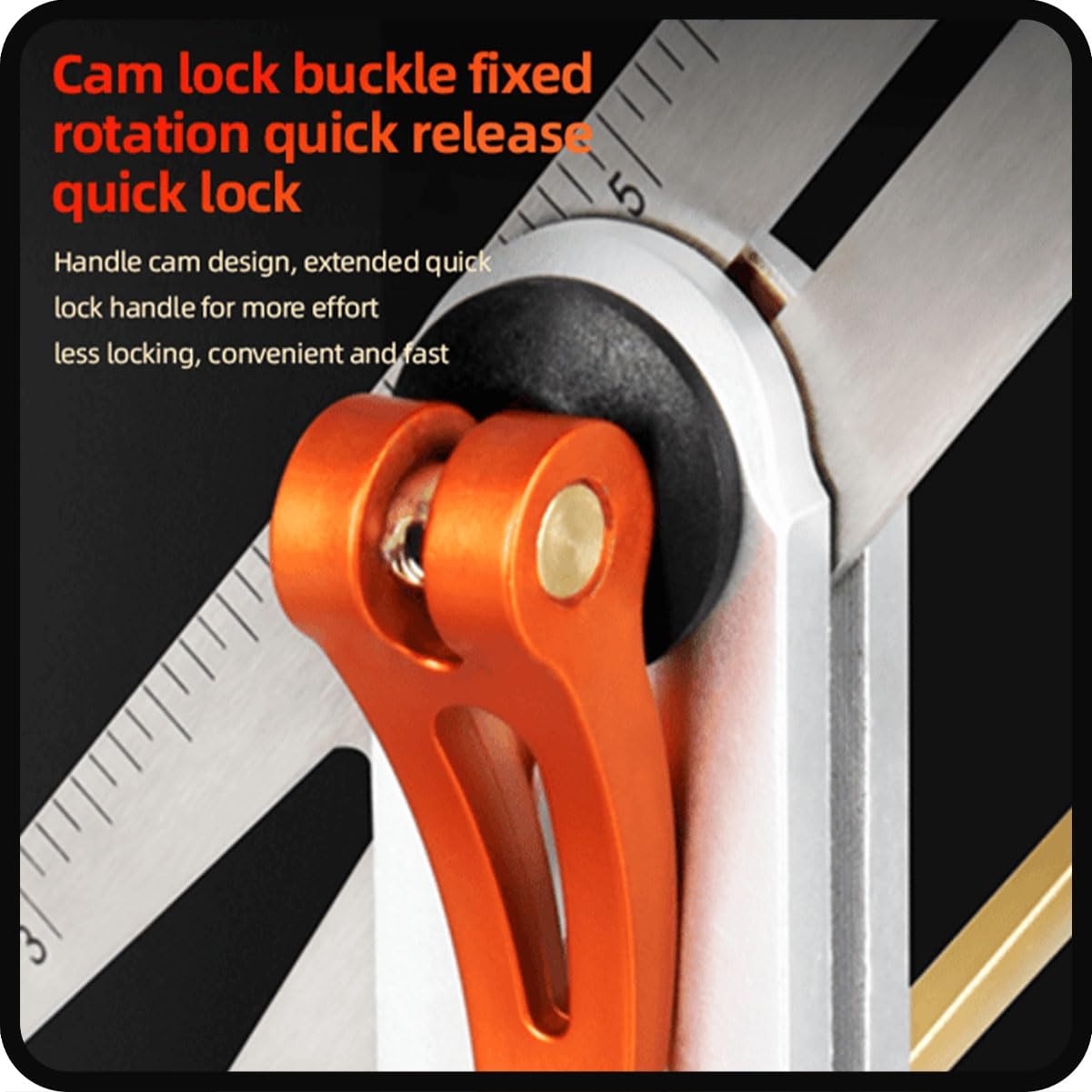 多機能ダブテールマーカー、ダブテールジグ付きマルチアングル測定定規、多機能Tタイプ角度測定スクライバーマーキング定規、正確な6:1と