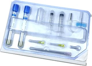 PRP Kits 2pcs 15ml Separation Gel and Anticoagulant Complete kit Laboratory Tubes PRP kit, White