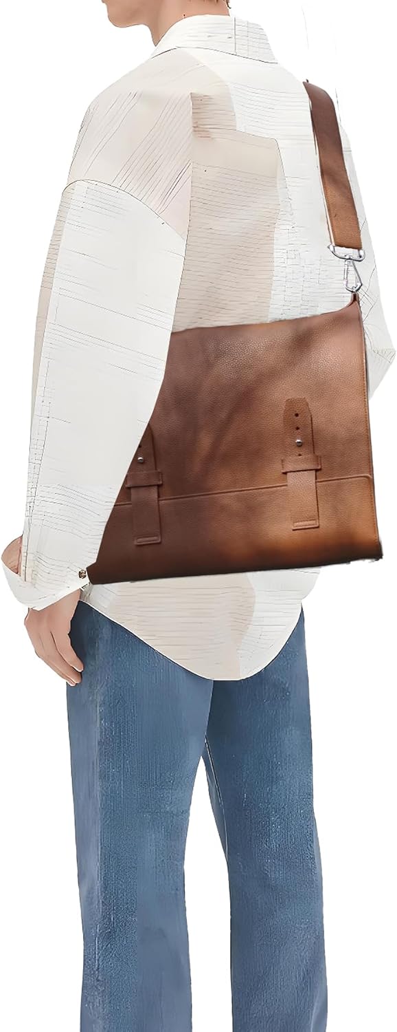 Leather Sketch Book Cover, Leather Sketchbook Holder for 9"x12", Travel Sketch Board Pad Pencil Holder, Drawing SketchBook Cover Pencil Case, Painter Artist Sketch Pad Holder (Large)