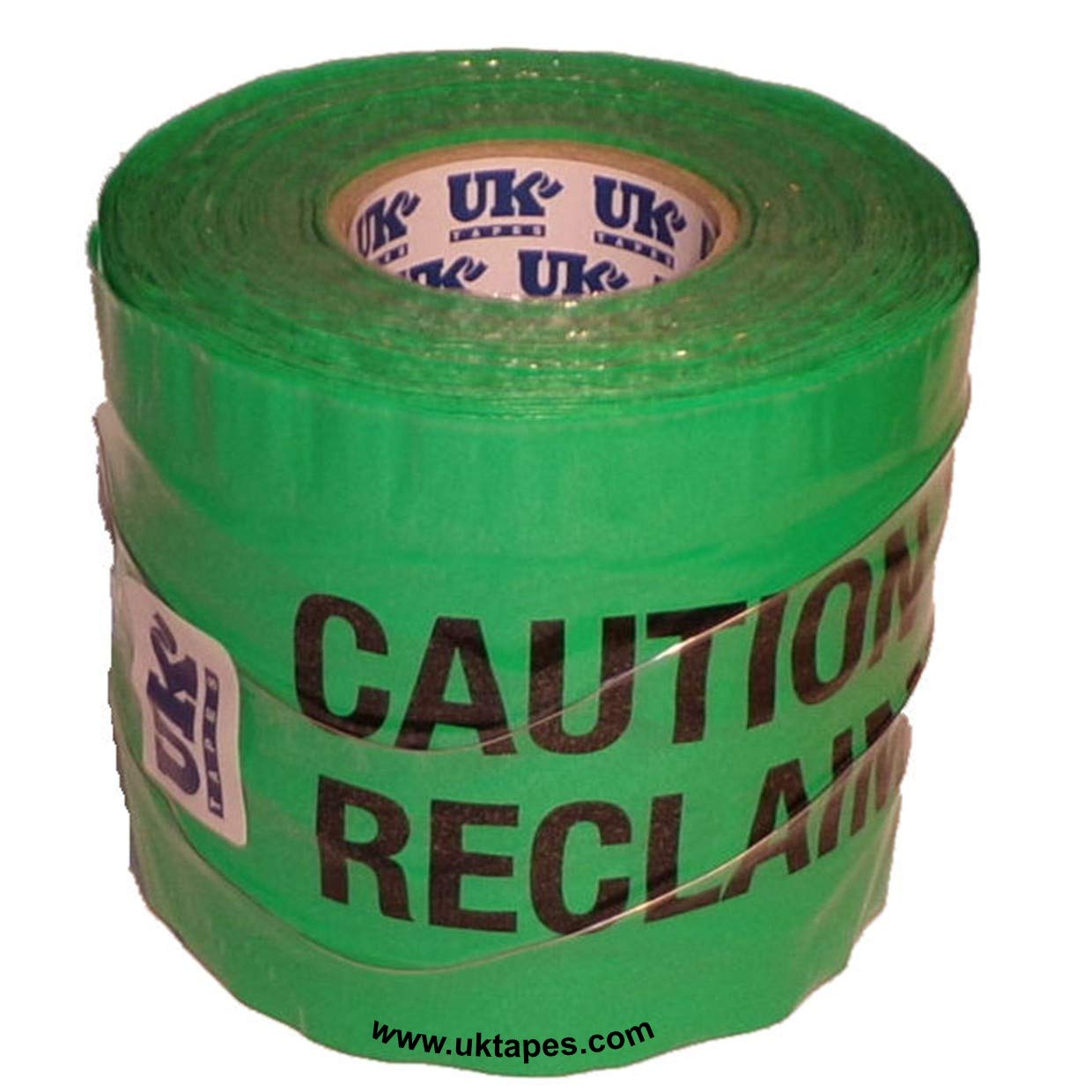 Buy CAUTION RECLED WATER BELOW detection tape WAVEYWIRE underground