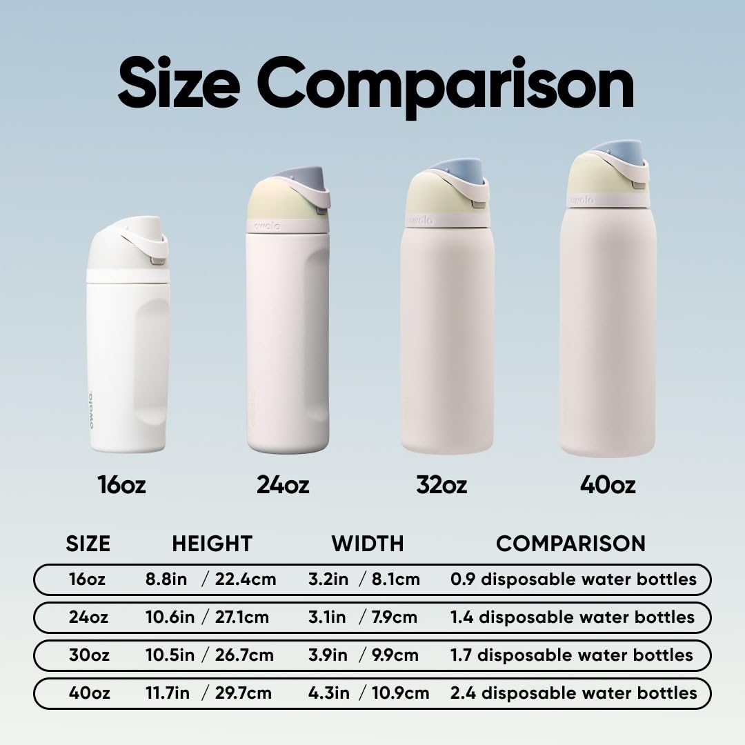Owala FreeSip Insulated Stainless Steel Water Bottle with Straw
