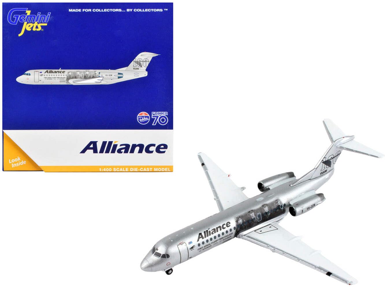 Amazon.com: GeminiJets Fokker F70 Commercial Aircraft Alliance
