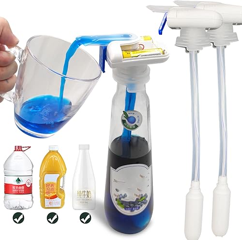 Dispensador automático de bebidas de grifo eléctrico paquete de 2 dispensadores de bebidas de jugo de leche para refrigerador galón juego de