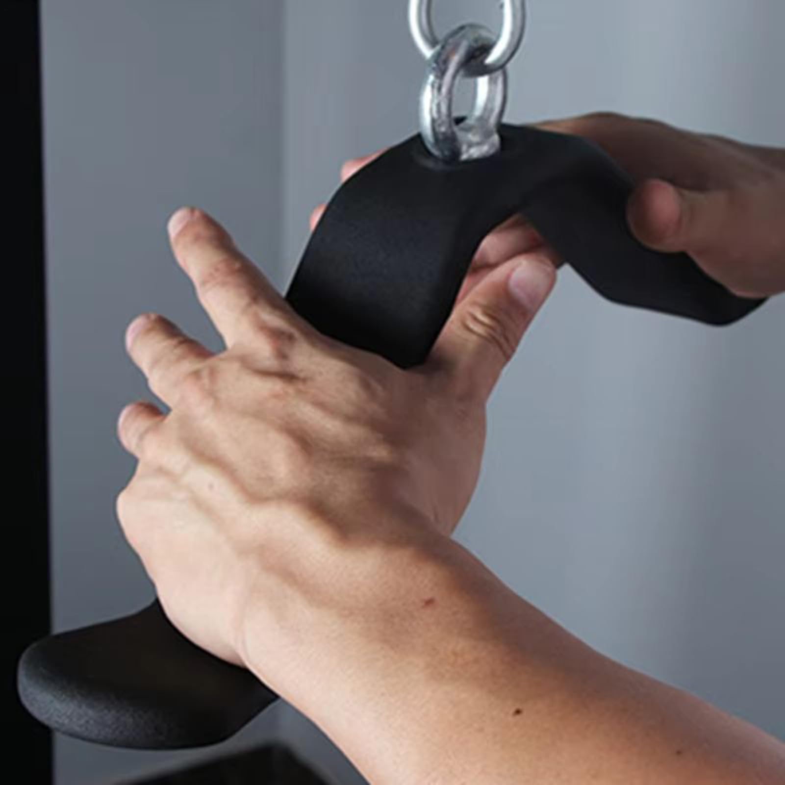Accessorio Pushdown Per Tricipiti Portatile Antiscivolo Multifunzionale | Impugnature Per Allenamento Muscolare Per Palestra Outdoor Allenamento Fitness Sport Potenziamento Muscolare E