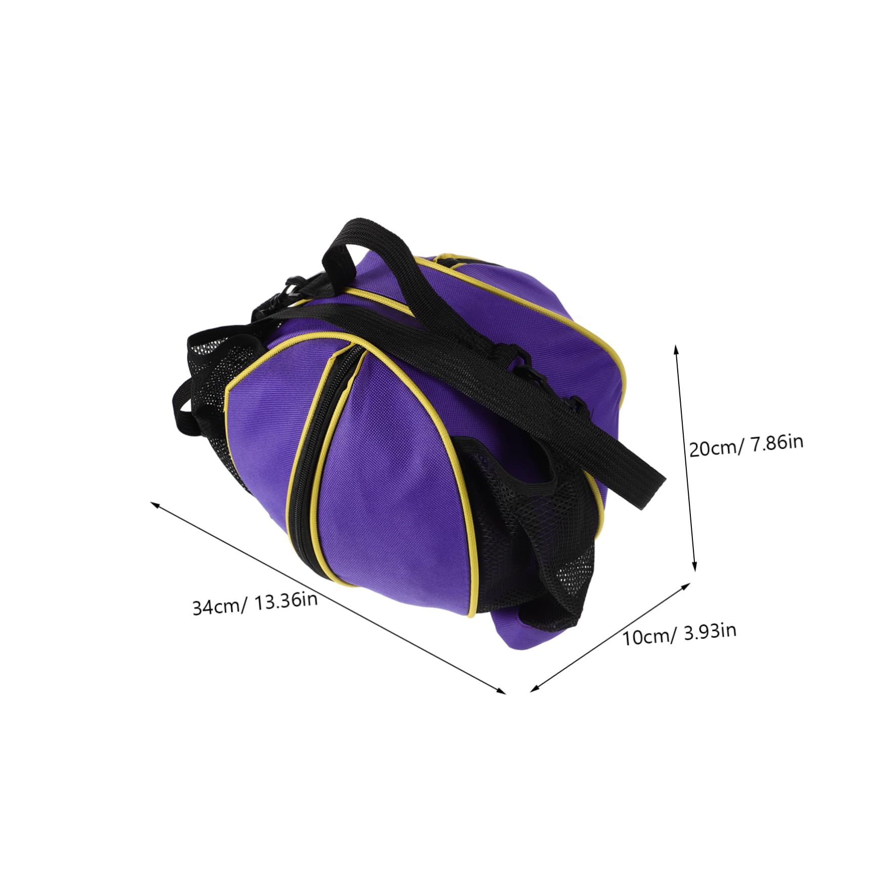 Hemoton Soccer Bag for Men Stylish Oxford Basketball Backpack with Side Pockets Ergonomic Single Shoulder Design for Sports and Daily Activities Handheld Sports Bag for Volleyball and