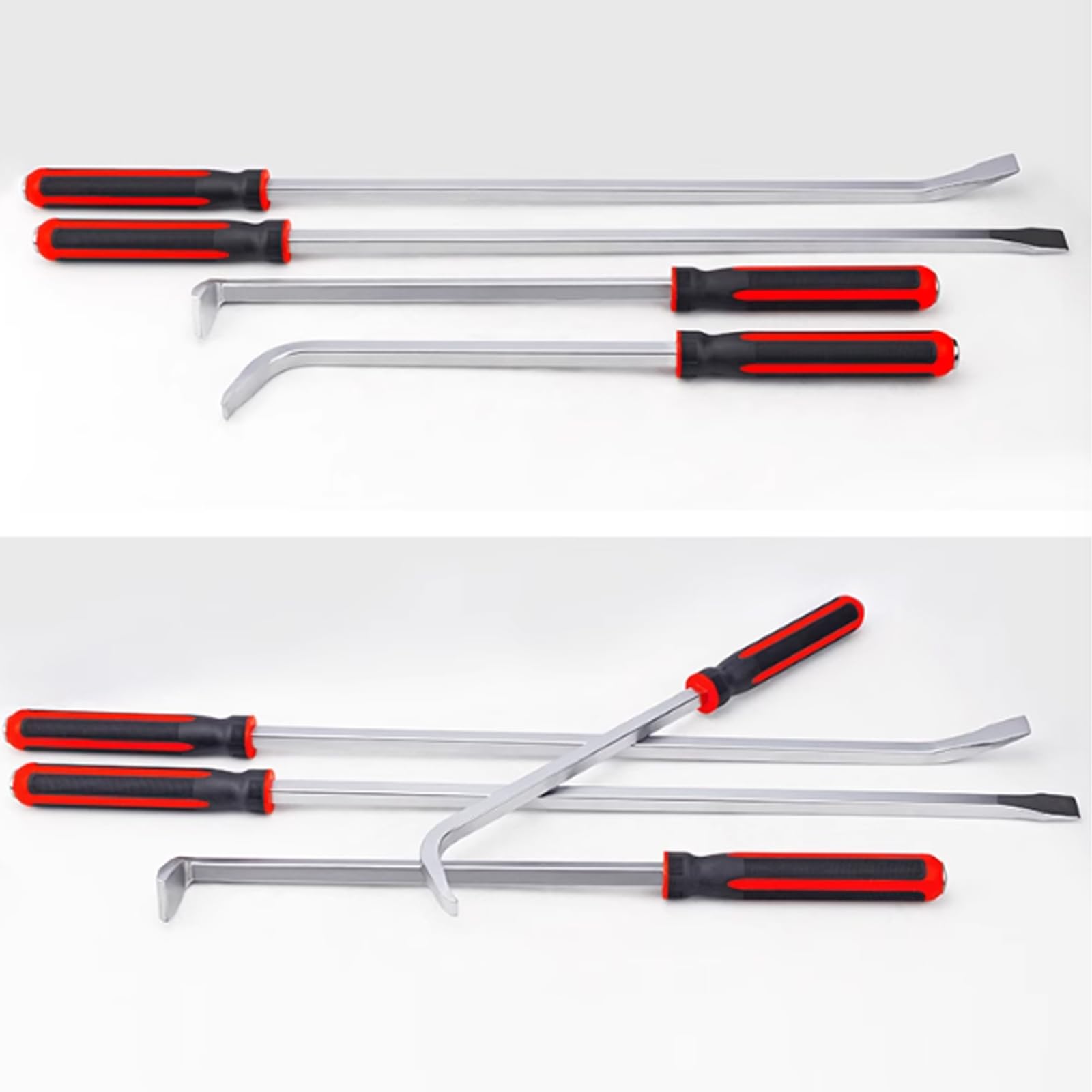 Kit de herramientas de reparación de neumáticos, juego de palancas de acero de metal resistente para cambiar neumáticos de camión, coche y motocicleta