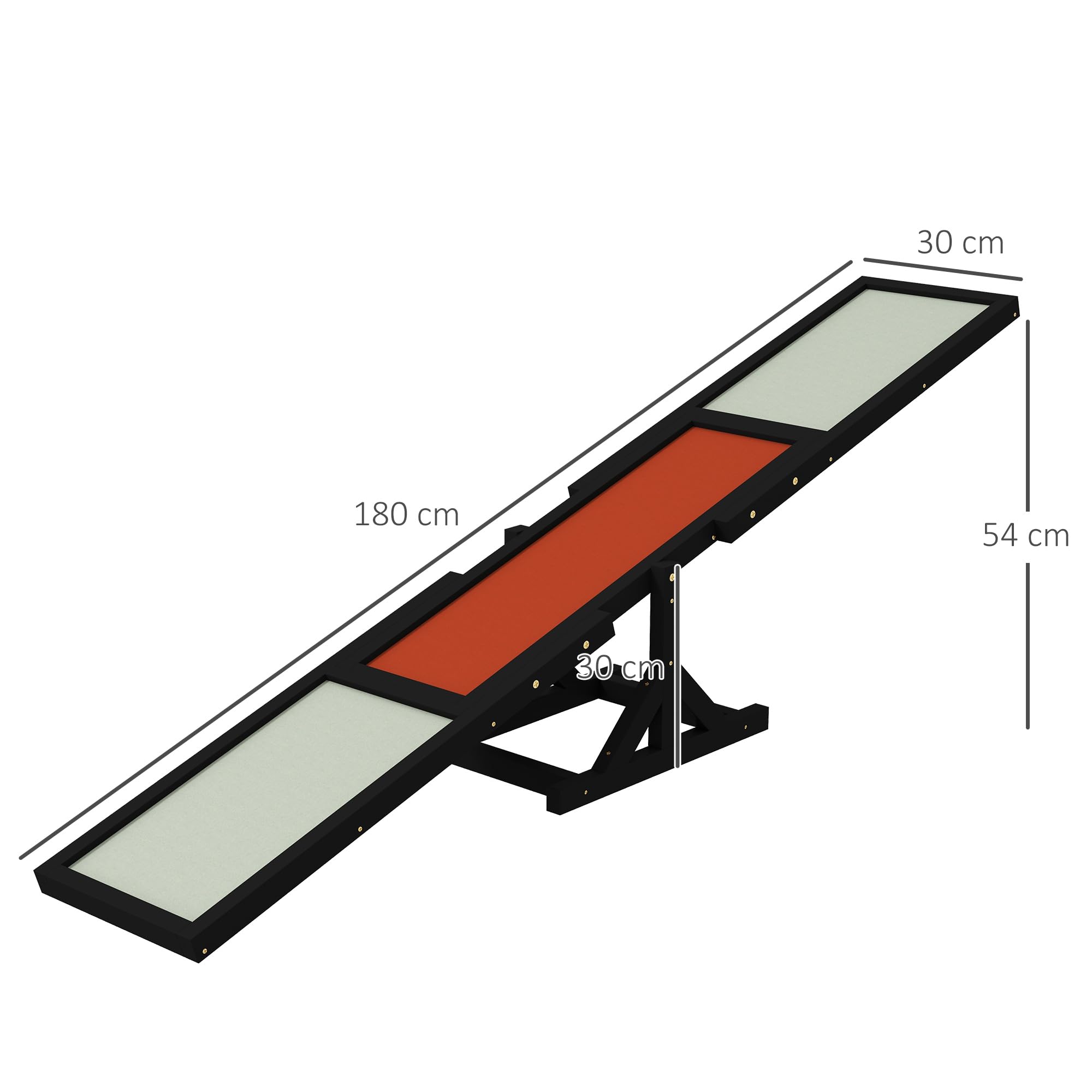 PawHut Agility Sport dla psa Bujany dla Psa Czarny