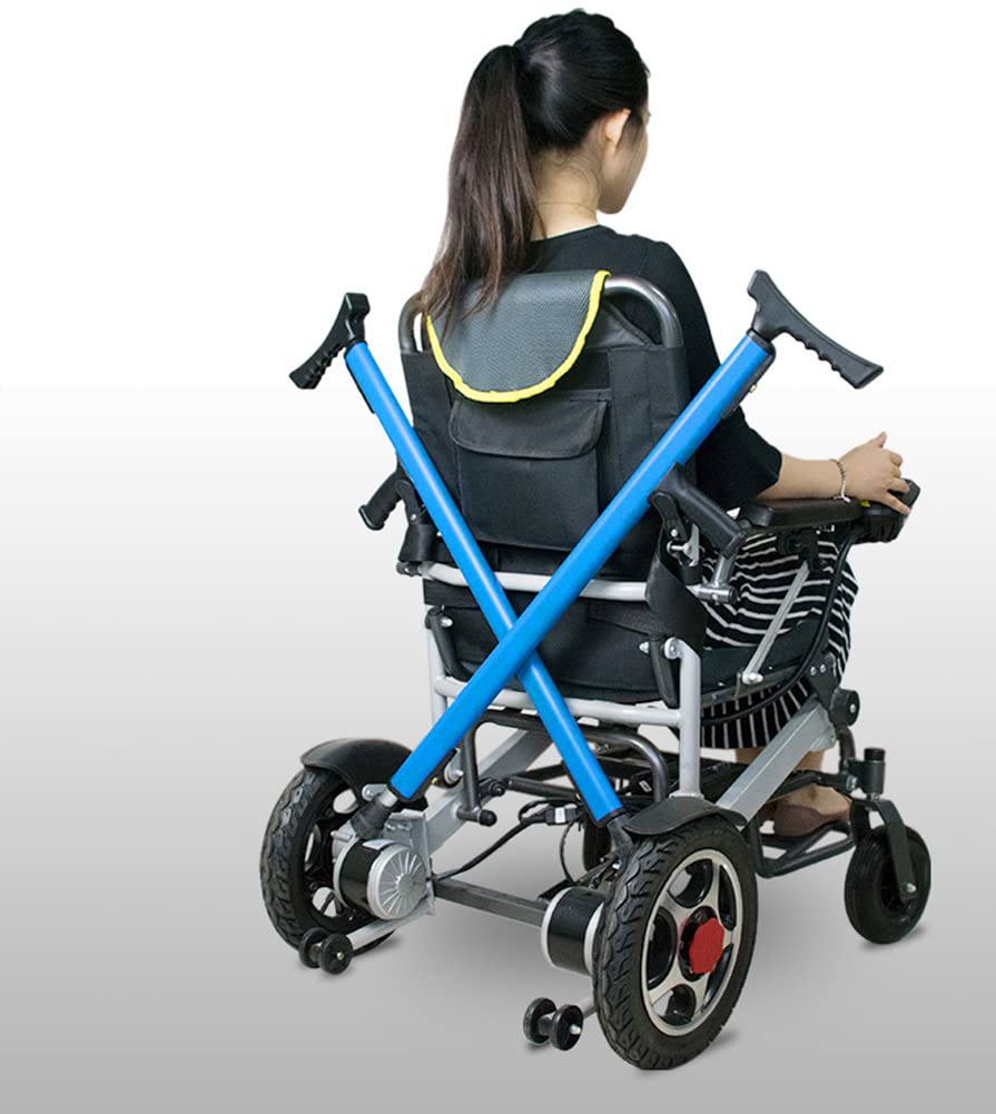 Bastón Muleta Ajustable para Las Axilas para Adultos, Bastón De Aluminio De Moda para Hombres, Mujeres, Gris/Naranja/Azul, Carga De 200 Kg/440 Libras, 1 Unidad