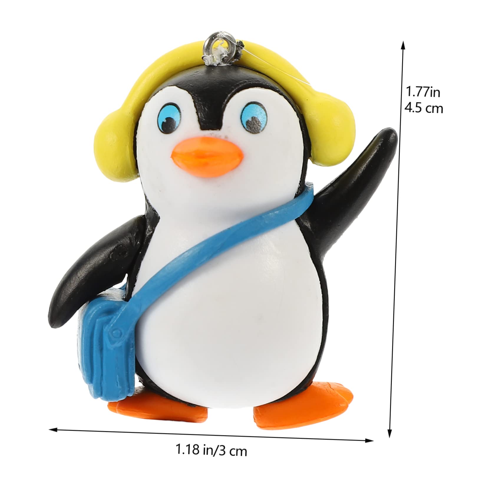 BESPORTBLE 20 STK Pinguin-Dekoration schwimmende Pinguinverzierung schwimmender Pinguin Weihnachtsdekorationen Skizubehör Schwimmende Aquariendekorationen verschleißfeste Aquarienverzierung