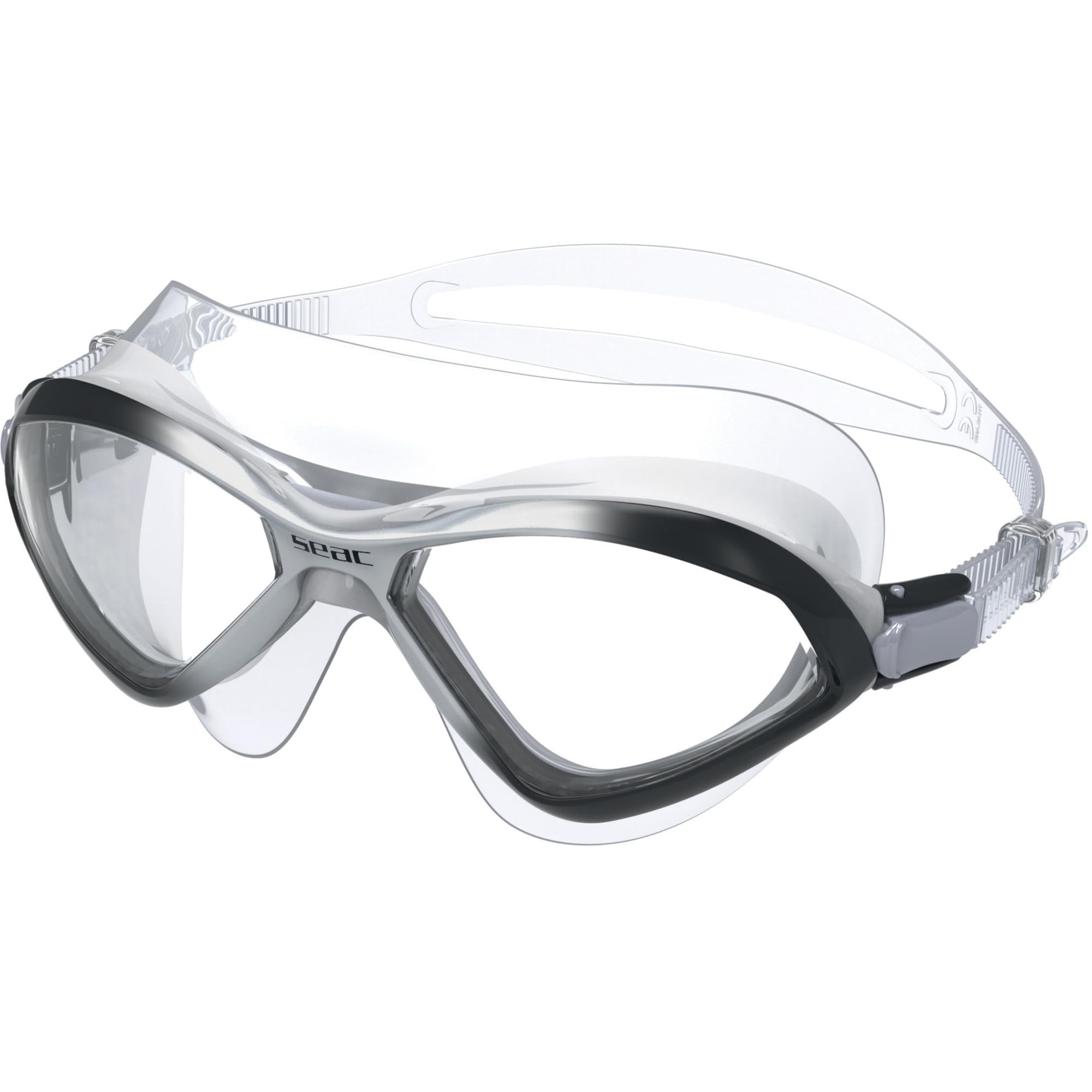 SEAC Diablo Anti-Fog Silicone Swimming Mask for Swimming Pool and Open Water