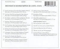 Vista 2 de Legendary Voices Heinrich Rehkemper III