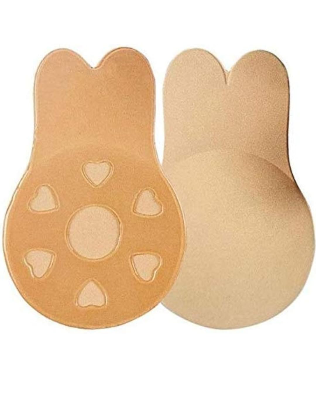 Women's & Girls Nipple Cover Strapless Bra Instant Breast Lift 2 Piece Sticky Bra Backless Invisible Push up Self Adhesive Bra Reusable Breast Lift Up Wire Free Bra