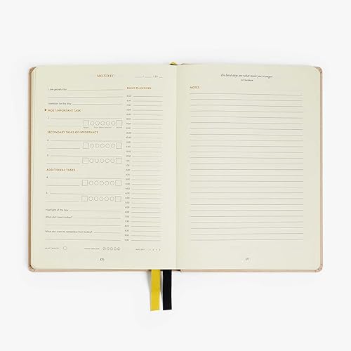 Miniatura 5 de Intelligent Change - Agenda de productividad de 3 meses, herramientas de productividad para gestión del tiempo y atención plena, lista diaria de