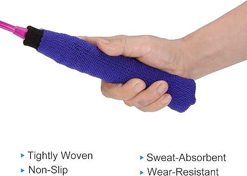 Miniatura 5 de PATIKIL Cotton Feeling Badminton Towel Grip Nylon Tennis Racket Overgrip Racquet Grip Hand Glue Anti-Skid Sweatband for Golf Bike Handle