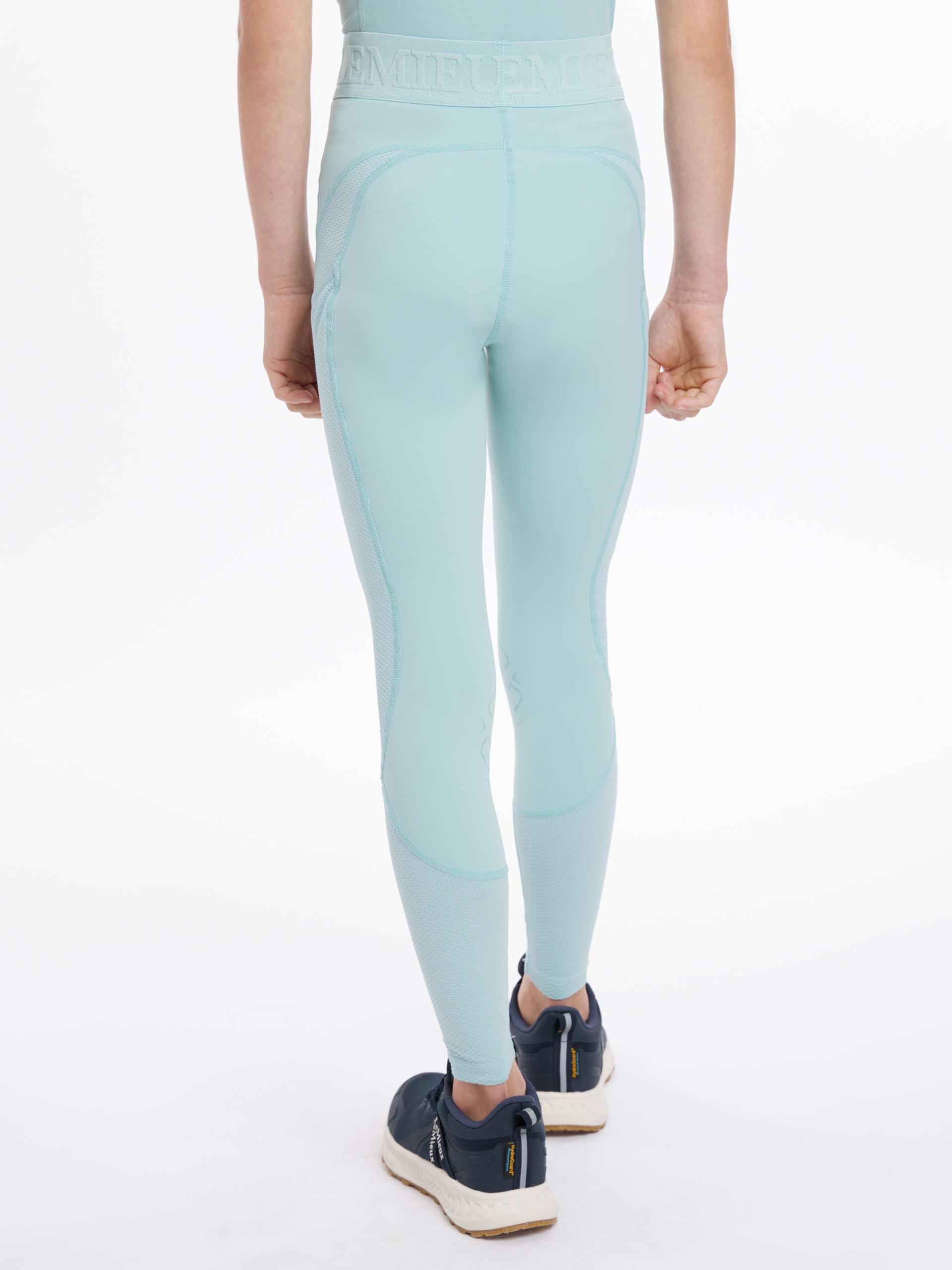 LeMieux Young Rider Lizzie Mesh Legging - Silicone Knee Grip - Ragazze Equitazione Pantaloni