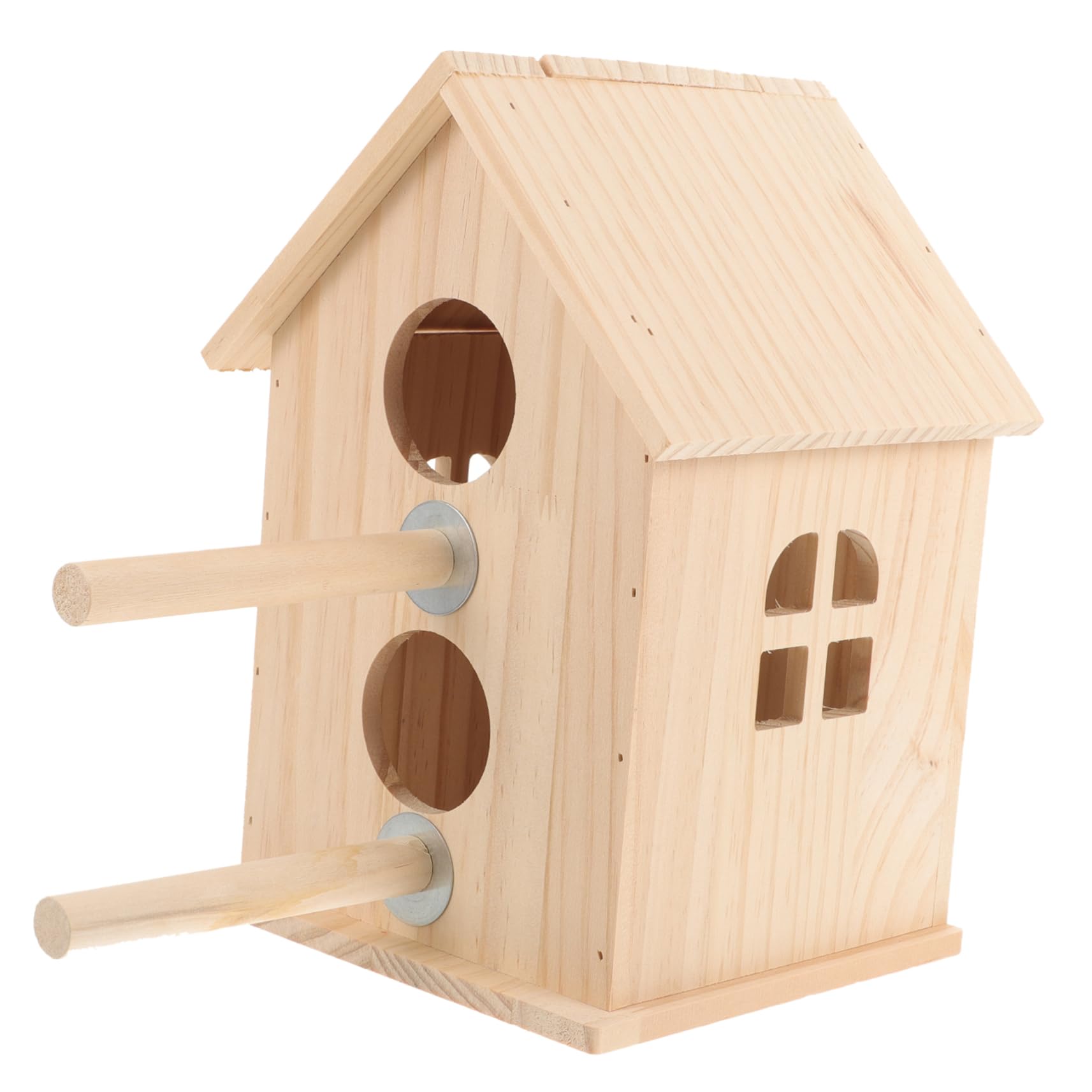 Sosoport Nido per Cocorite e Uccelli Box per Riproduzione e Nidi Habitat Confortevole per Allevamento Uccelli Facile da Installare e Accessori per e