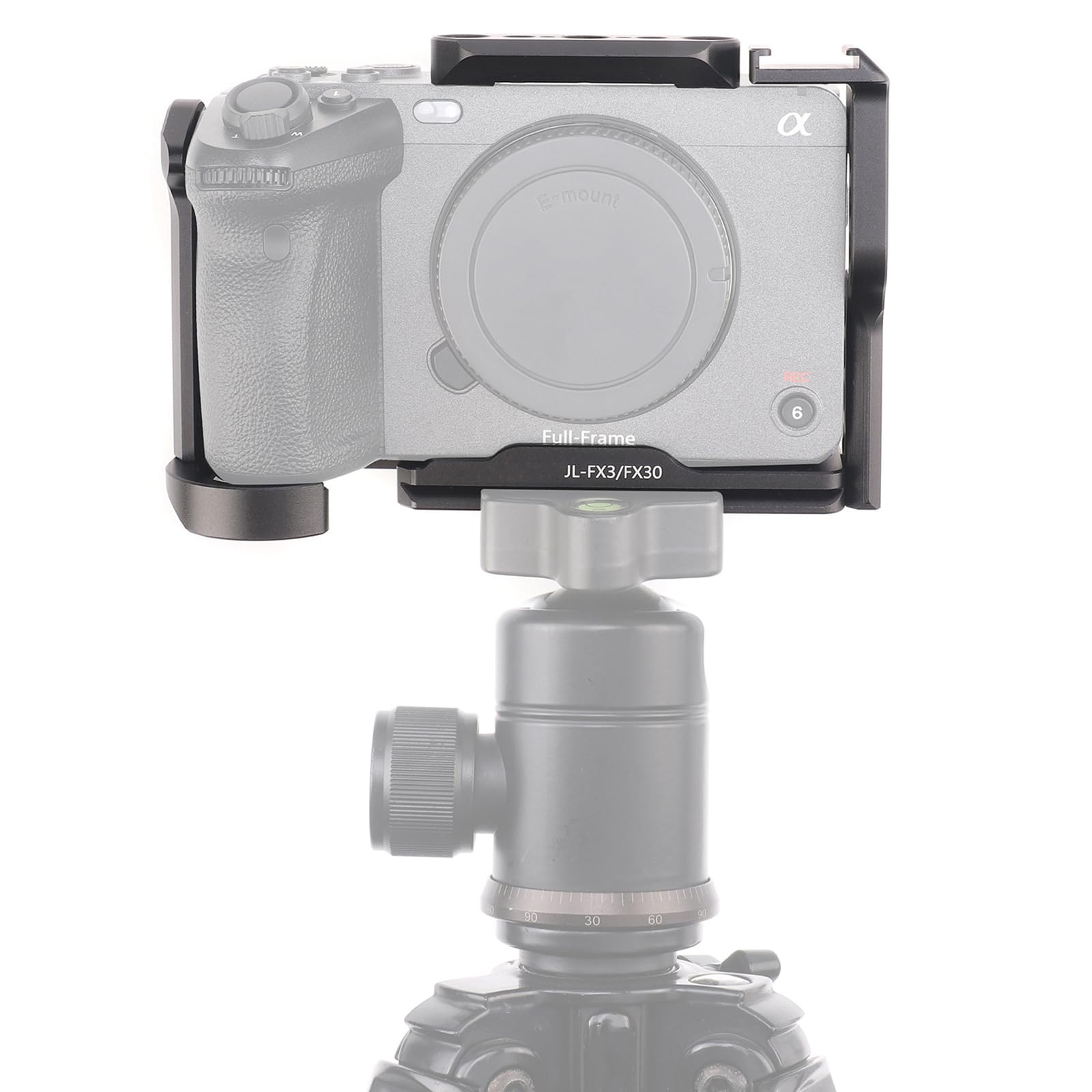 Gabbia per fotocamera professionale in metallo 1/4 3/8 fori per FX3 FX30 Durata e flessibilità per esigenze video e fotografia Piastra a sgancio rapido