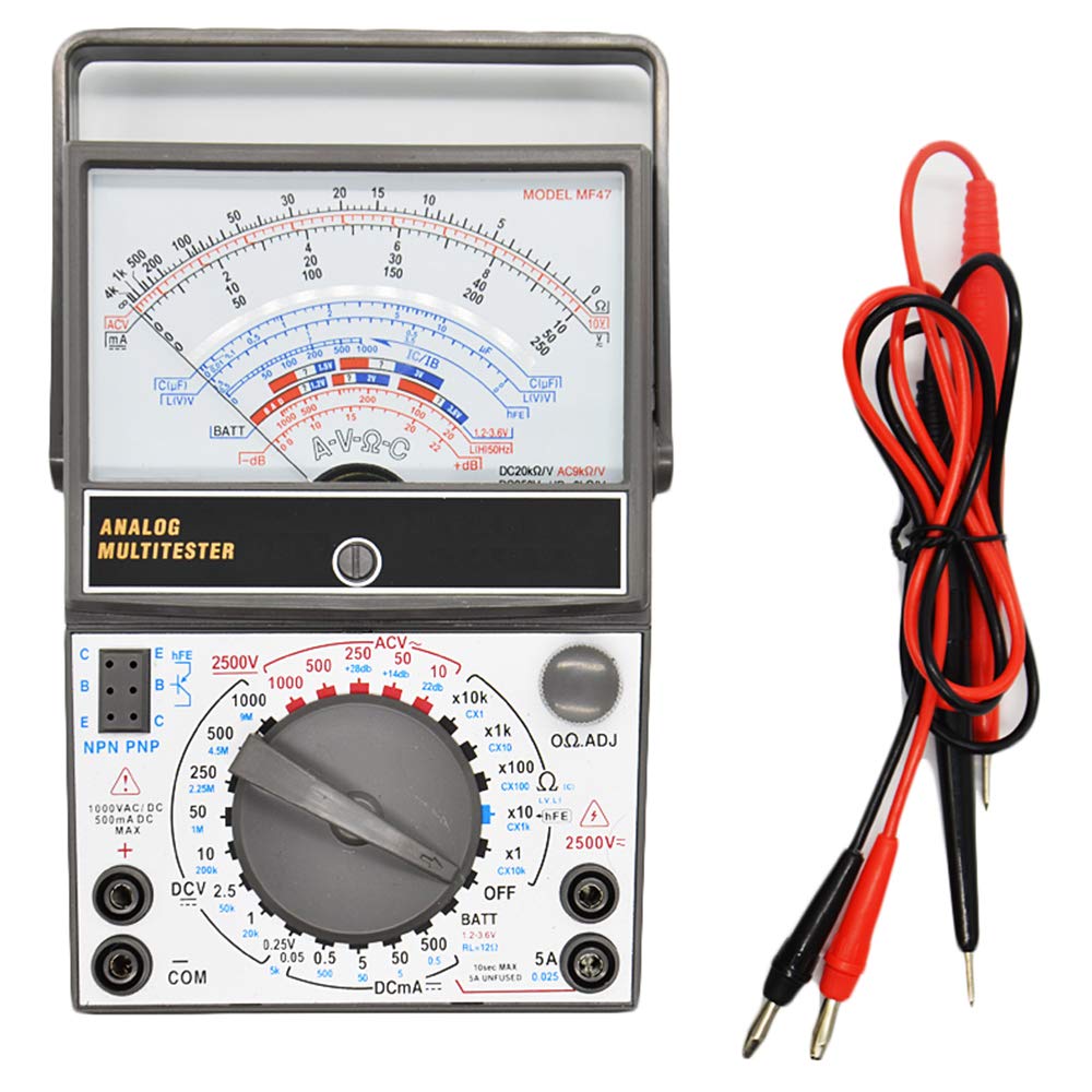 KZ55H Multimeter Avometer Multimeter Student for Measures Voltage Tester, Current, Resistance, Continuity, Frequency