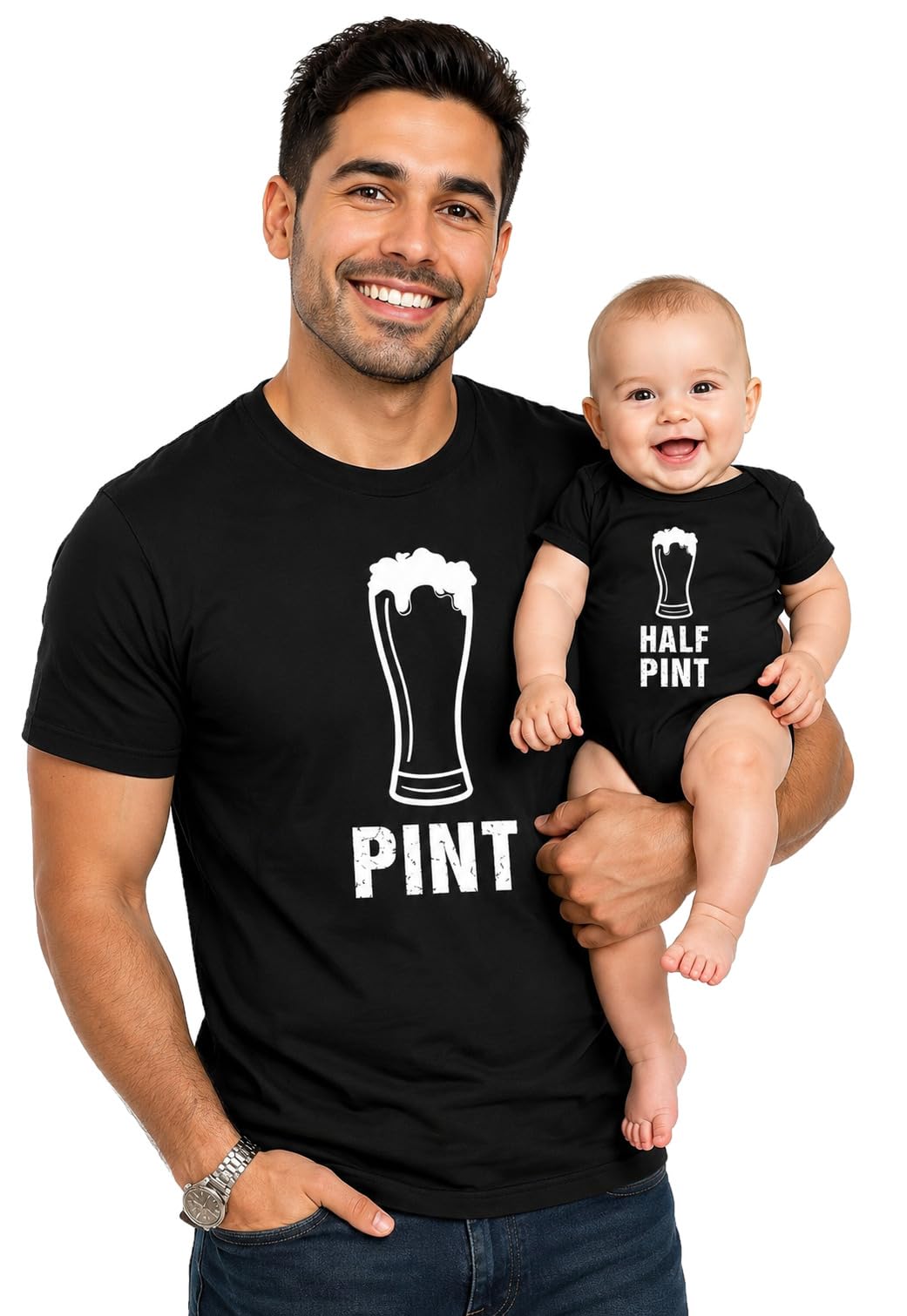 Tstars Dad and Baby Matching Shirts