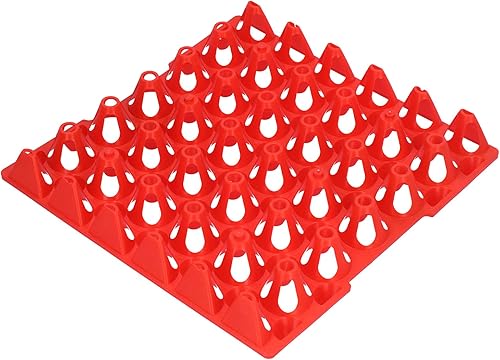 5 bandejas de plástico para huevos, 30 celdas de plástico para huevos de gallina, cajas de cartón reutilizables para almacenamiento y transporte,