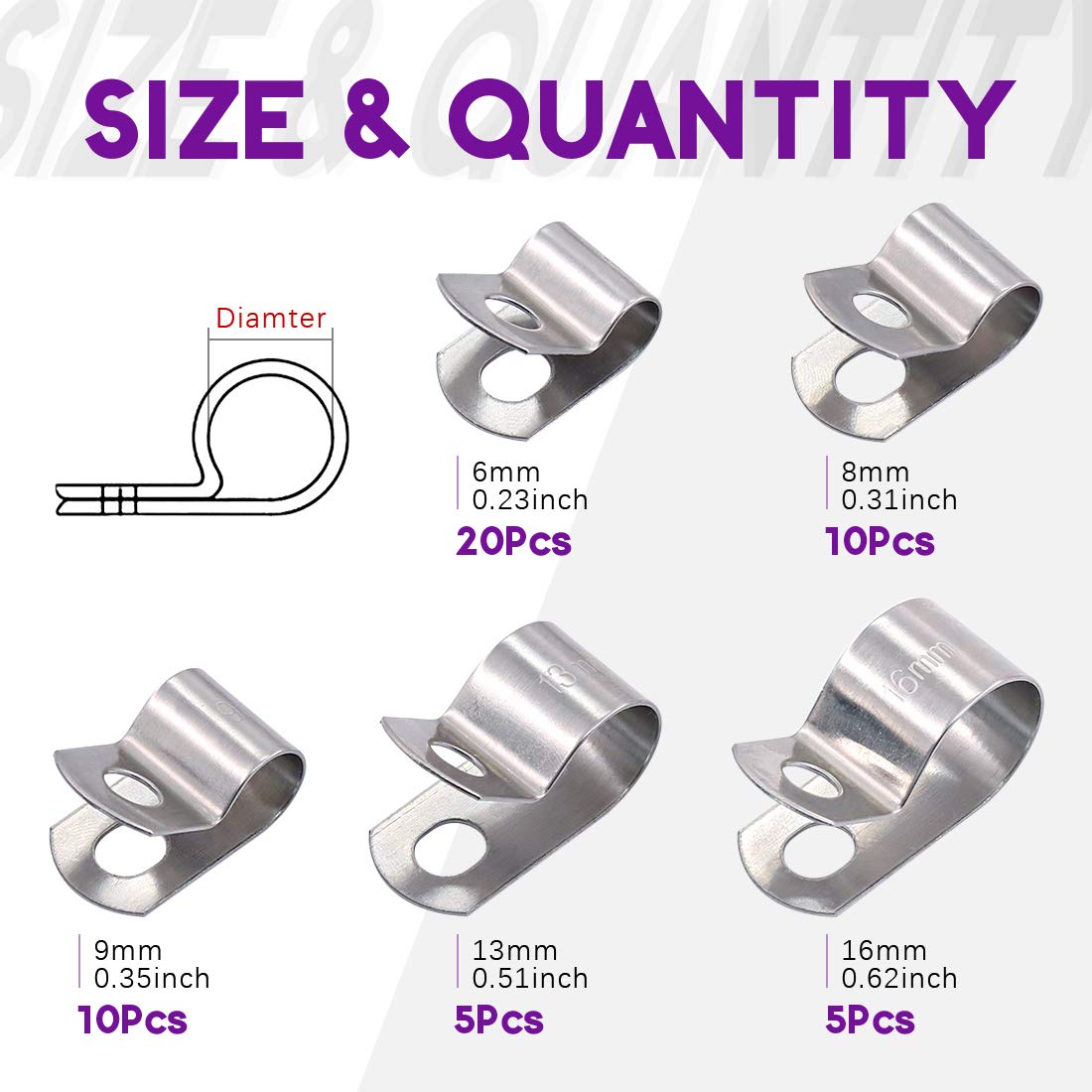 MORSETTO A CAVALLOTTO IN ACCIAIO INOX AISI 316 PER CAVO - Inox Forniture