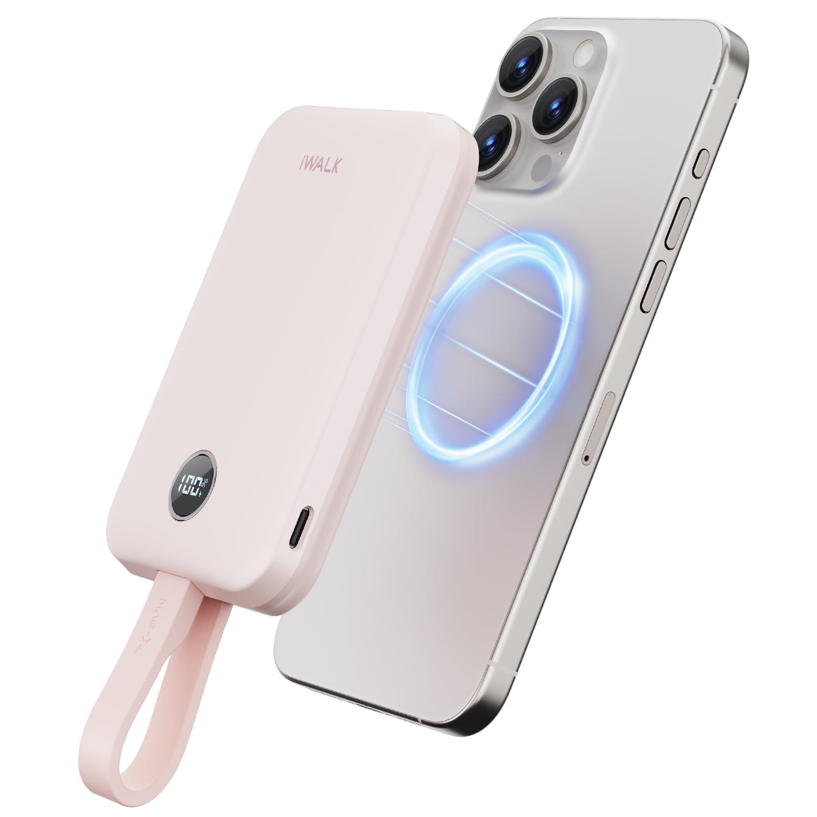 Amazon | iWALK モバイルバッテリー MagSafe対応 Qi2認証 15W
