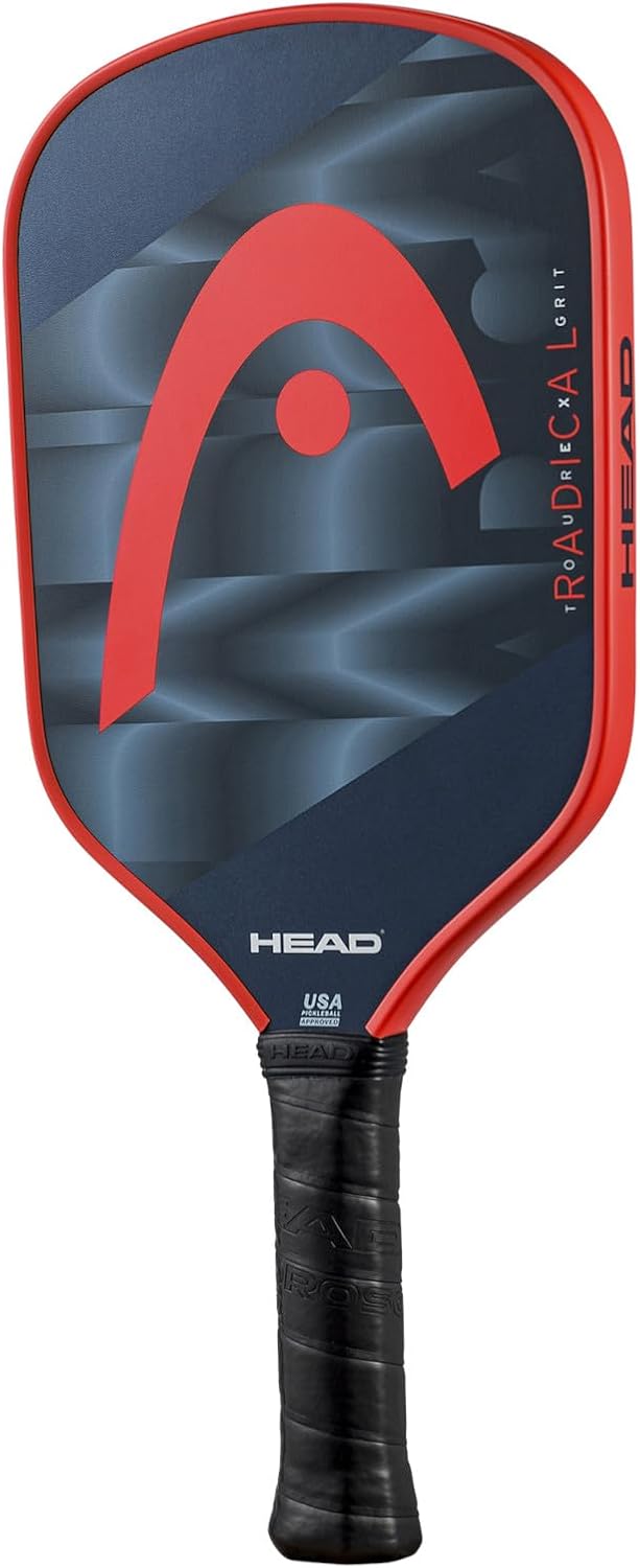 HEAD Radical Tour EX Grit Pickleball Paddle Black/Red 4 1/8 inches