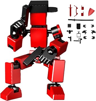 Robot Action Figure 3D Printed Robot Changeable Flexible Collectible
