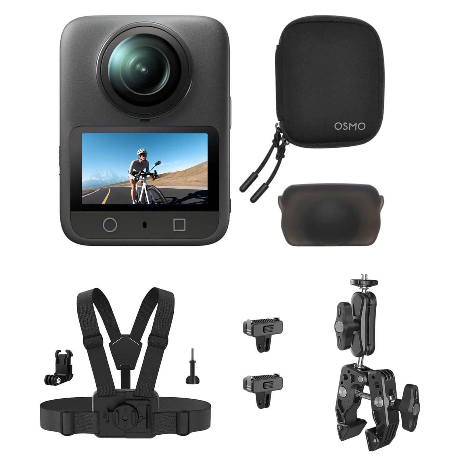 DJI Osmo 360 Road Cycling First-Person Combo, 360 Action Camera