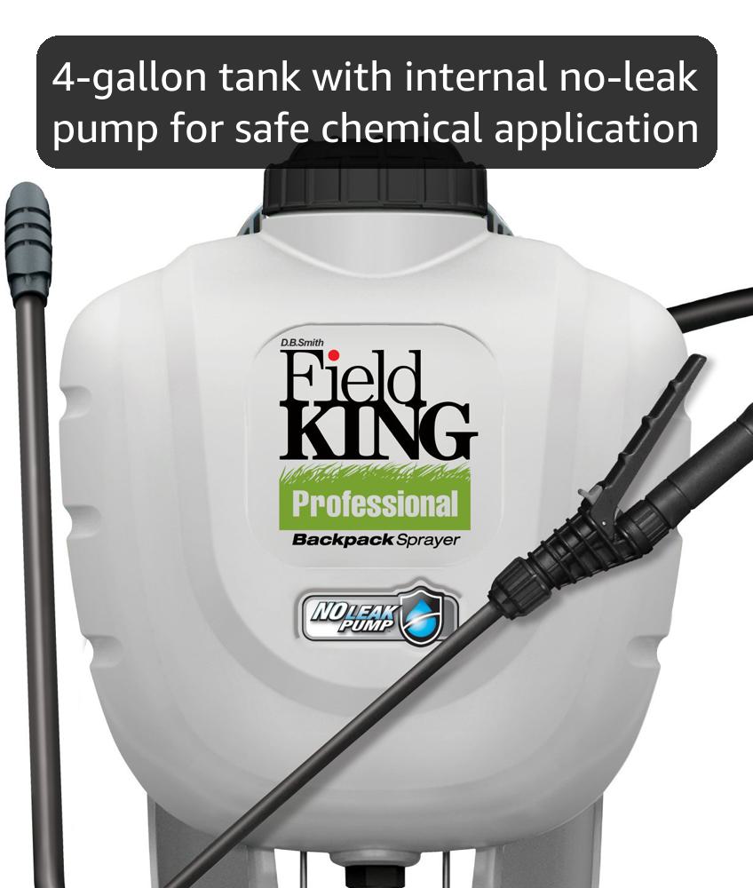 kingrecipe Field King™ Max Professional Backpack Sprayer Max - 4 Gallon Tank