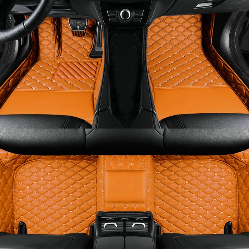 BILKAR Customized Personalized car Floor mats, All-Weather Luxury car Floor mats, Waterproof Leather car Floor mat Lining, 99.89% Customized car,