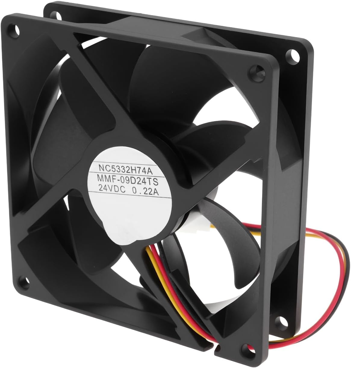 24VDC 3-Wire Cooling Fan 0.22A NC5332H74A MMF-09D24TS-MM6 Compatible with Mitsubishi
