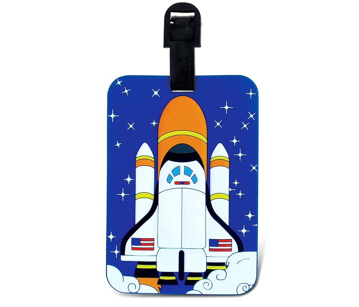Puzzled Space Shuttle Luggage Identification Tag Baggage Label Travel Accessory
