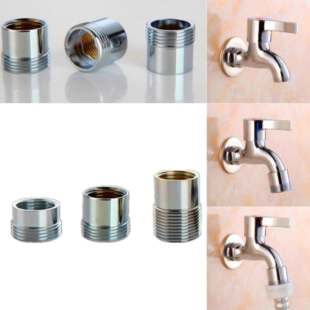 Amazon.co.jp: 水道蛇口アダプター 1/2'' 3/4'' から M18 M22 M24
