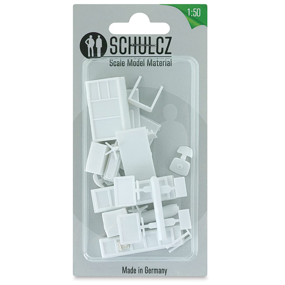 Schulcz 55 – 4005 Architecture, Diorama, Model Building Study, M = 1: 50 (1 Set), White