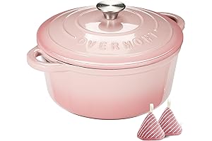 Overmont Pink Dutch Oven: A Culinary Canvas for All Your Kitchen Creations