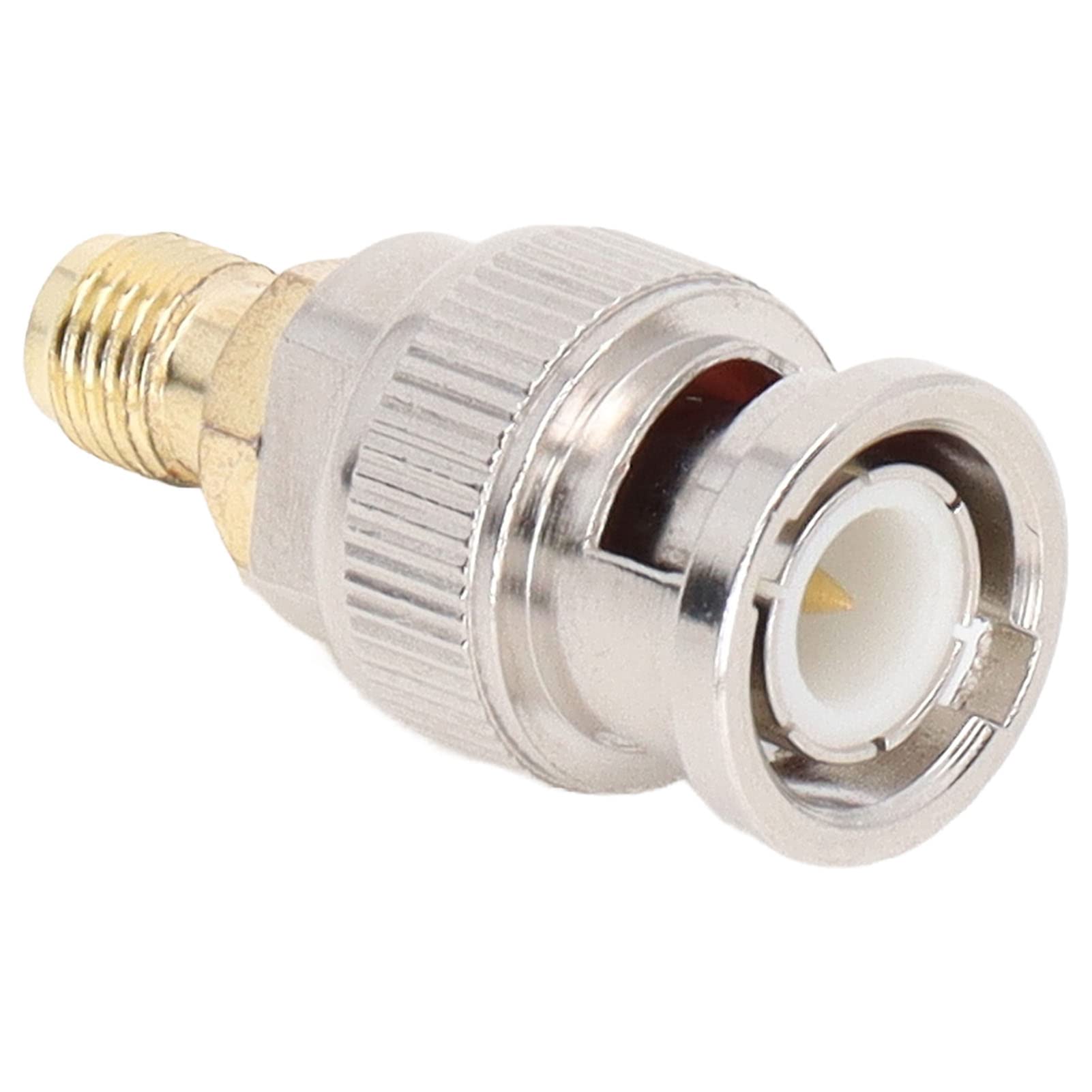 SMA-Buchse zu BNC-Stecker RF-Koaxialadapterkabel für GPS-Systeme, WLAN-Router und Funkübertragung, 5GHz kompatibel, robuste Metallhülle, 50 Ohm Impedanz, ideal für Outdoor-Antennenanlagen
