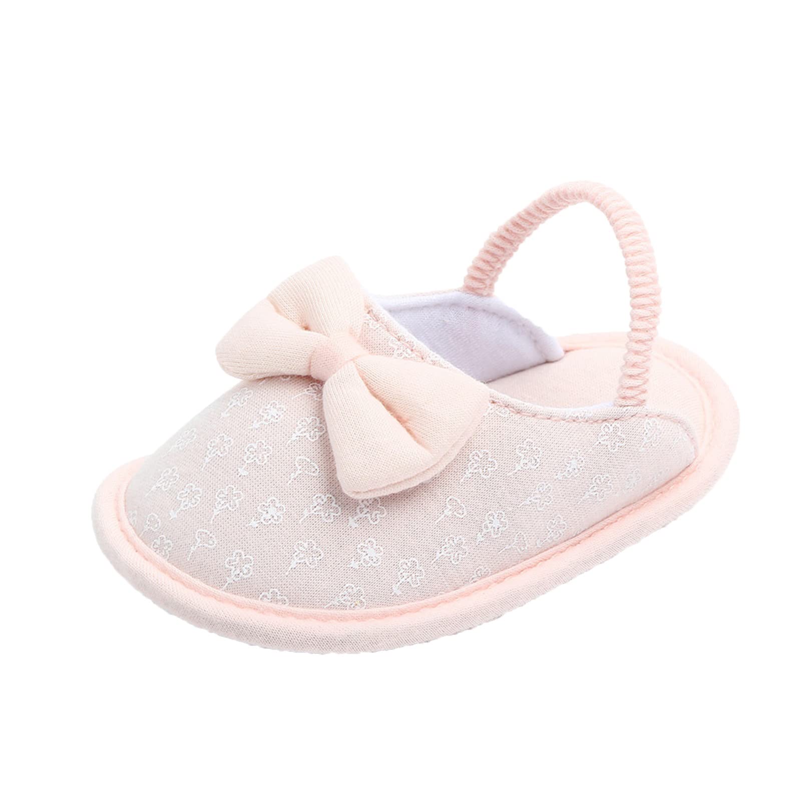 Toddler Kids Girls Boy Cartoon Indoor Outdoor The Floor Barefoot Non-Slip First Walkers Prewalker Slides Shoes Toddlers (E, 12-18 Months)