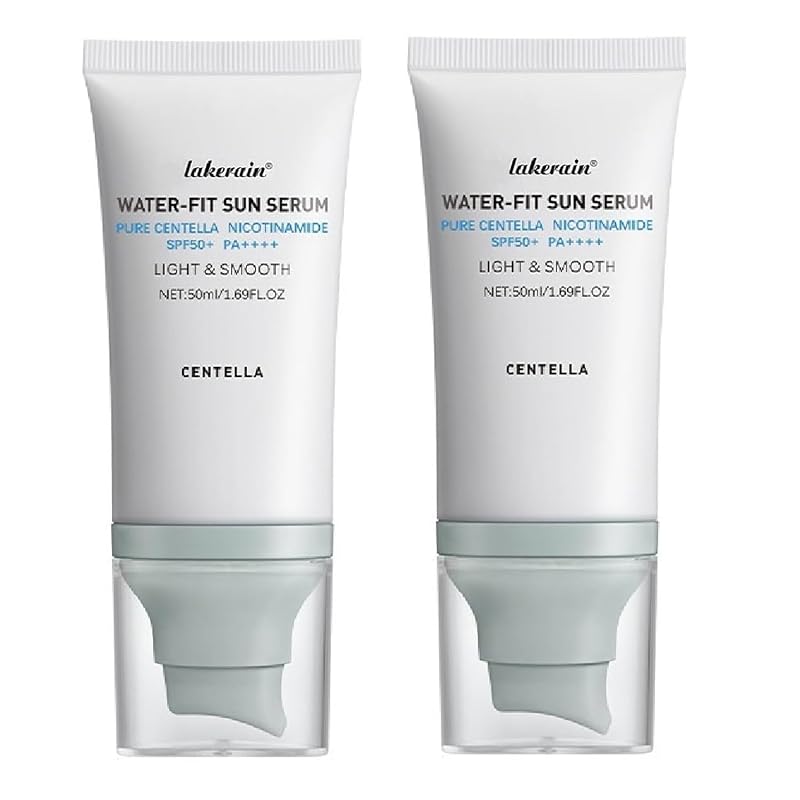 Sérum facial com Centella SPF 50 e PA++++ WenFeng, Pacote com 2