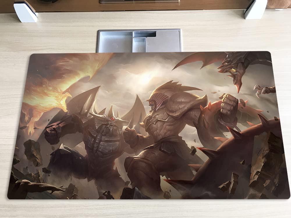 Amazon.com: New Mlikemat Playmat Exodia VS 3 Gods Duel TCG CCG