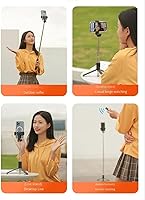 Vista 2 de Trípode para selfie, 3 en 1, extensible y portátil, para iPhone, con control remoto inalámbrico, compatible con iPhone 16, 15, 14, 13, 12, 11 Pro